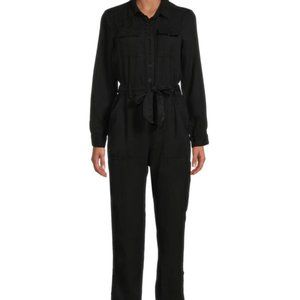 Velvet Heart, Black LS jumpsuit, Size M - NWT!